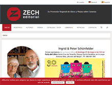Tablet Screenshot of editorial-zech.es